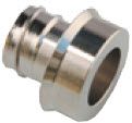 ENDHÜLSE 1 1/4" MESSING VERNICKELT