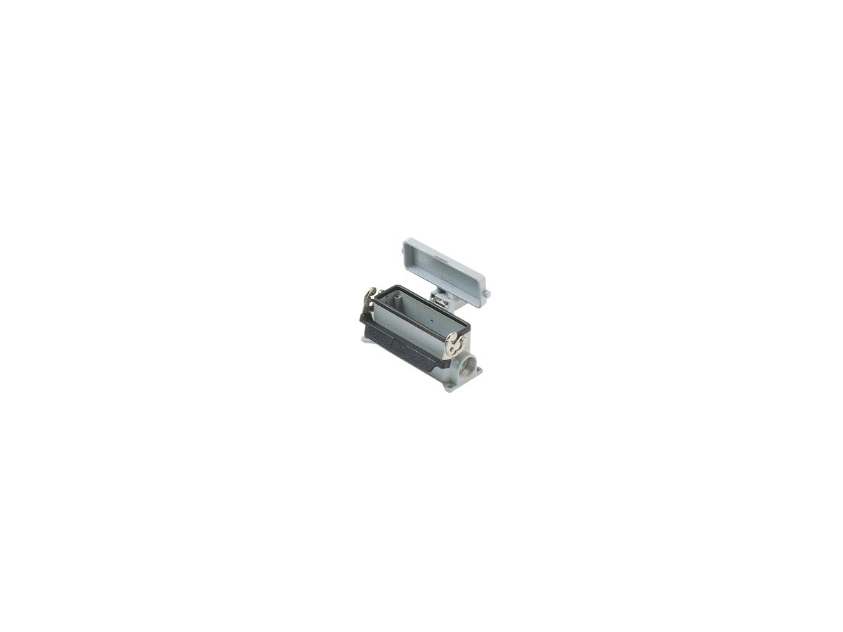 Embases en saillie 1 levier,couvercle - M25,104x27mm