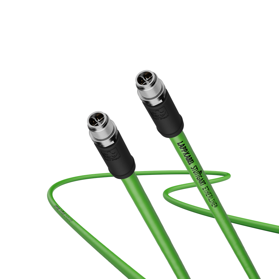 Cat.6 Ind. Eth. 4 pair M12 PUR