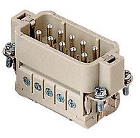 Inserts mâles 10 pôles 16A/250V - à visser