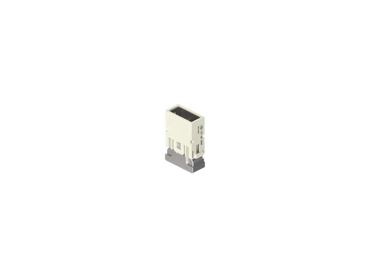 MIXO Stifteinsatz  1ME,8P+GND, 10A, 50V - Crimp, Megabit
