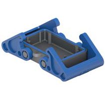 Couvercle de fermeture avec 2 levier - plastique, 57x27mm  "Hygienic"