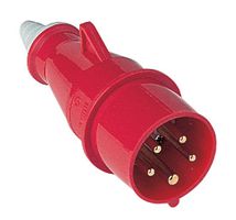 CEE Stecker 3P+N+E 16A/400V rot - mit Phasenwender