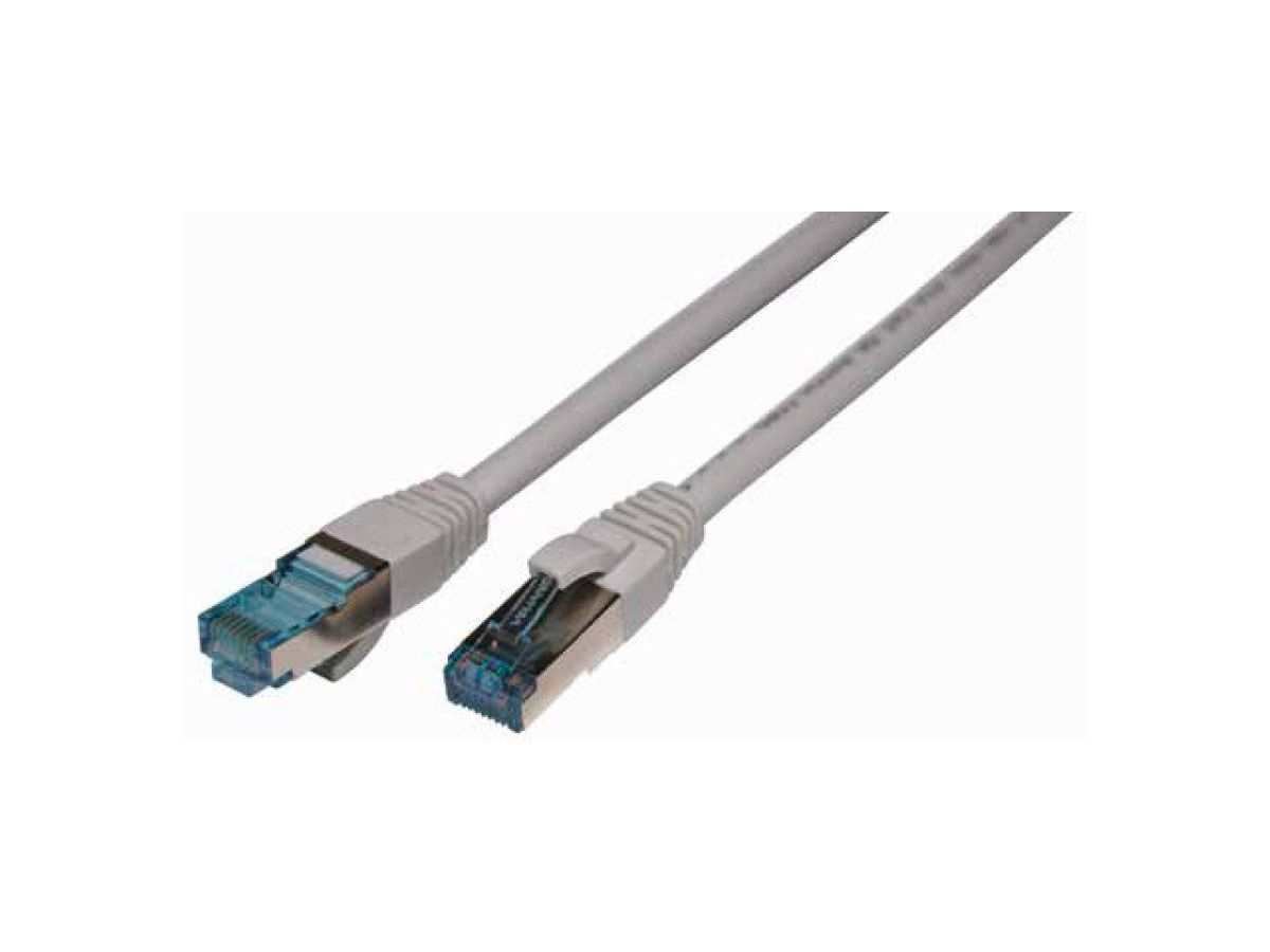 Patchcord Cat 5e SF/UTP 0,3m grau - UL Listed, LSOH 4x2xAWG26/7, RJ45