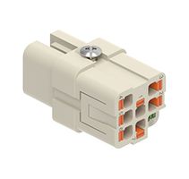 Buchseneinsatz, 7P+PE, 10A, 250V, 21x21