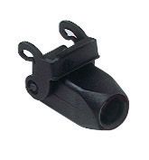 Capots noirs 1 levier sortie verticale - M20, plastique, 21x21mm