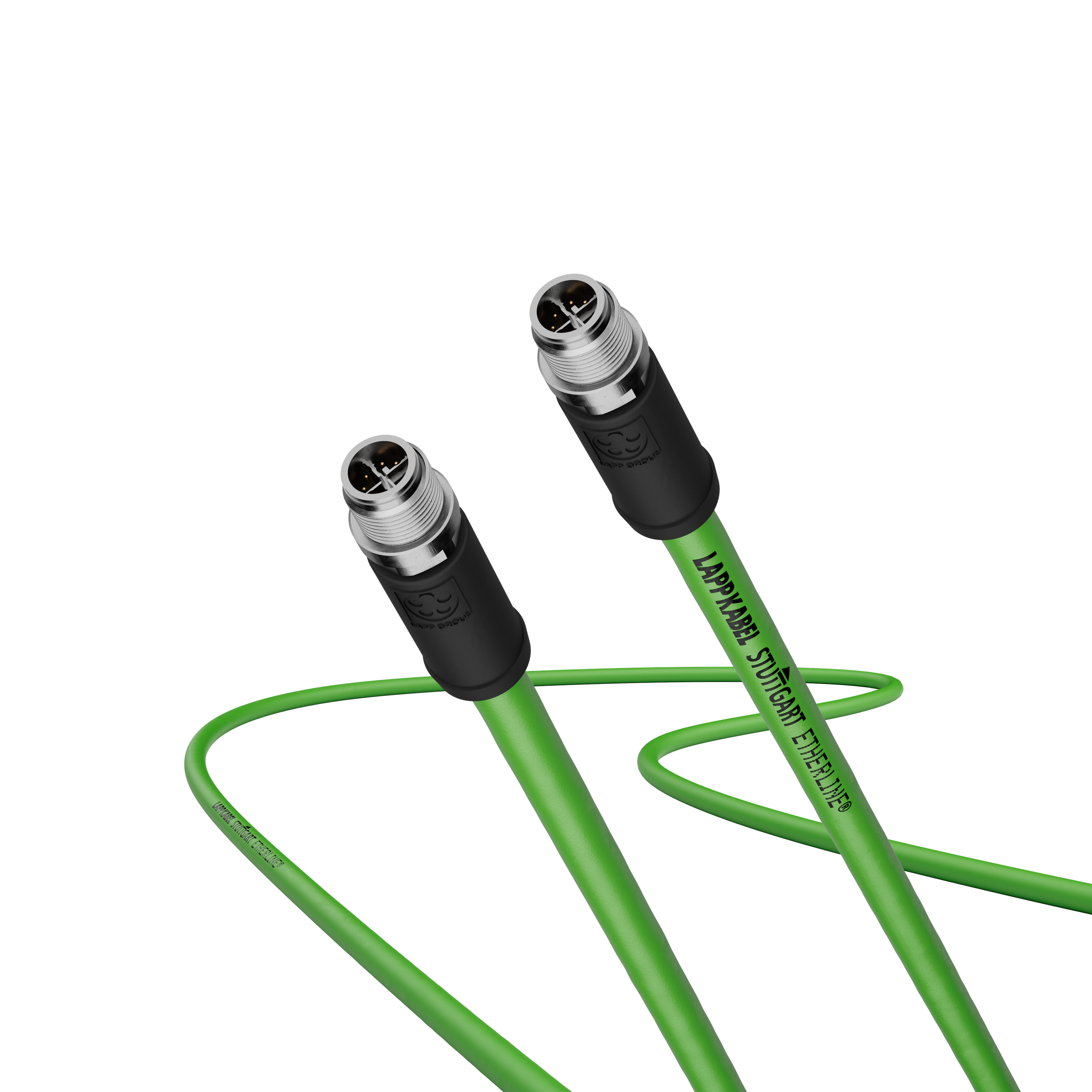 Cat.6 Ind. Eth. 4 pair M12 PUR