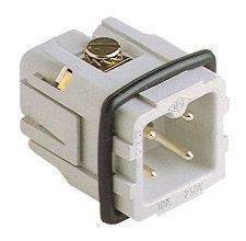 Stifteinsatz  3pol+ PE 10A/250V - Schraub
