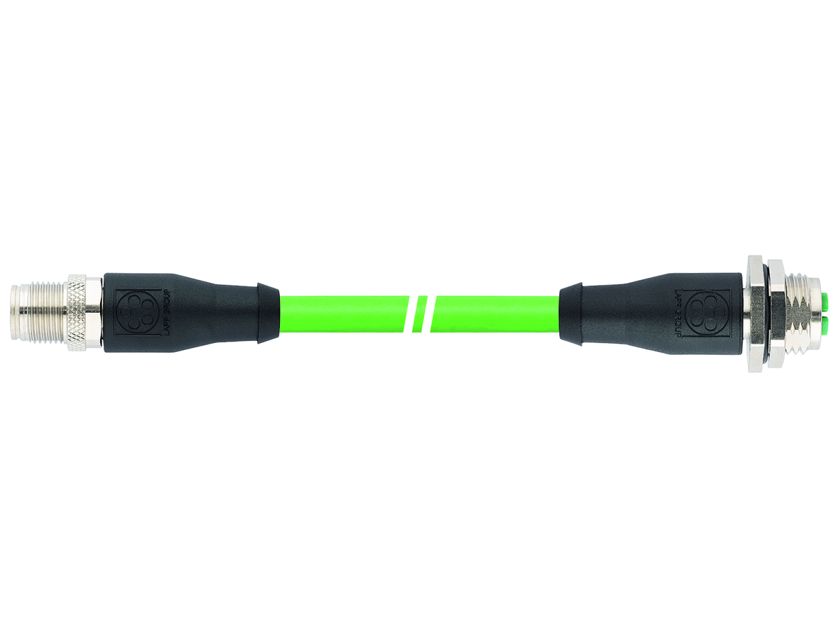 Cat.6 Ind. Eth. 4 pair M12 PUR